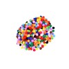 ibasenice 1000 Pièces Boule en Peluche Bricolage Artisanat Mini Peluches Flash Jouet Mini Jouet Pompons pour Bricolage Matéri