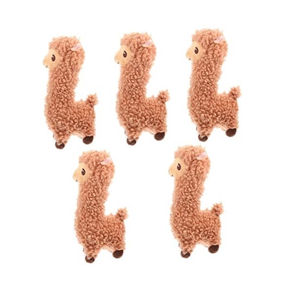 Abaodam 5 Pièces Peluche Alpaga Peluches pour Filles Lama en Peluche Grand Animal Lama Peluche Dalpaga en Peluche Énorme Pel