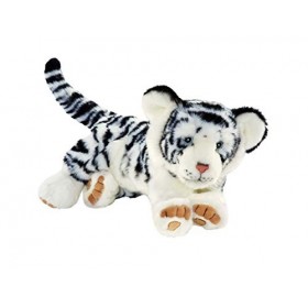 Anima- Tigre Blanc Couché 35cmL Peluche, 1923