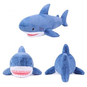 MUZIRI KINOKOO Ocean Series Doux en Peluche Jouet Mignon Coussin Oreiller Requin Peluche Oreiller Cadeau danniversaire 100c