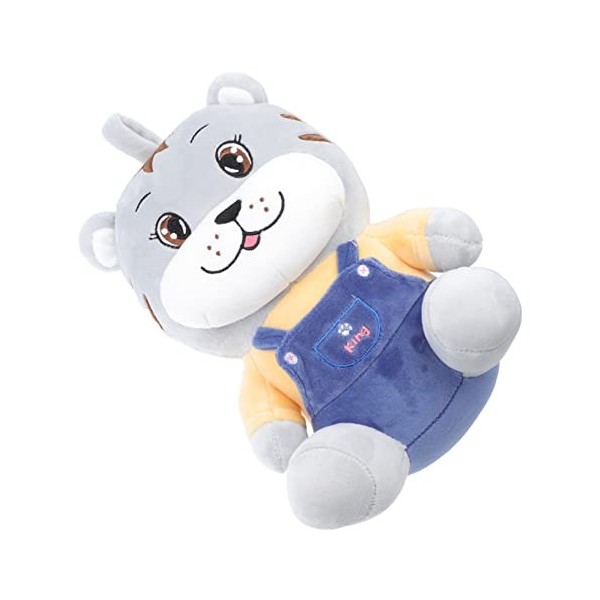 ibasenice 2 Pièces Peluche Jouet De Mascotte du Zodiaque Coussin Oreiller Câlin Cadeau du Festival du Printemps 2022 Figurine