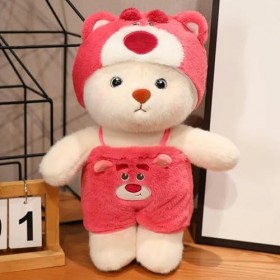 EacTEL Kawaii Ours en Peluche Jouet en Peluche Animal Ours Poupée Canapé Oreiller Dessin Animé Mignon Cadeau D’Anniversaire E