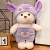 EacTEL Kawaii Ours en Peluche Jouet en Peluche Animal Ours Poupée Canapé Oreiller Dessin Animé Mignon Cadeau D’Anniversaire E