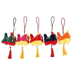 ibasenice 10 Pièces 2022 Poupée Tigre Peluche Popplio Peluches Poupées du Zodiaque Ornement du Nouvel an Chinois Année De Pou