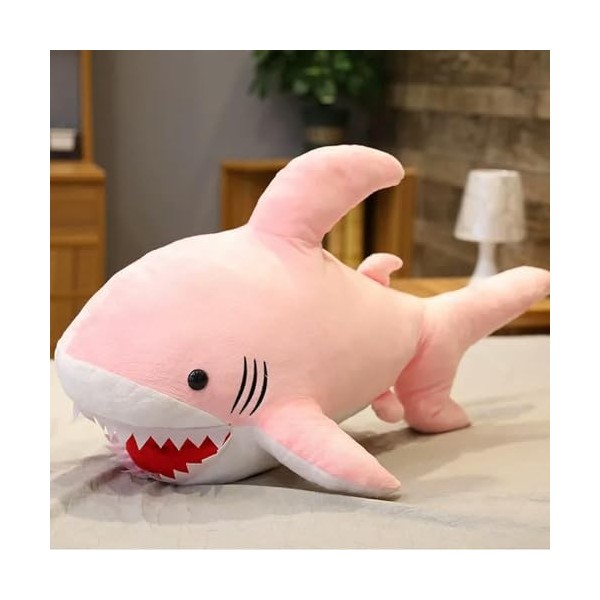 SaruEL Requin Jouet Peluche Animal Marin Peluche Requin réaliste poupée Enfants Coussin Peluche Jouet d’Anniversaire Cadeau d