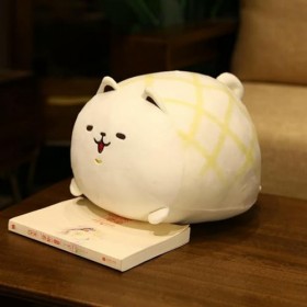 EacTEL Mignon Shiba Inu Peluche Jouet Peluche Ananas Moelleux Pain Forme Chien Oreiller Enfants Jouet Cadeau d’Anniversaire C