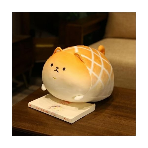 EacTEL Mignon Shiba Inu Peluche Jouet Peluche Ananas Moelleux Pain Forme Chien Oreiller Enfants Jouet Cadeau d’Anniversaire C