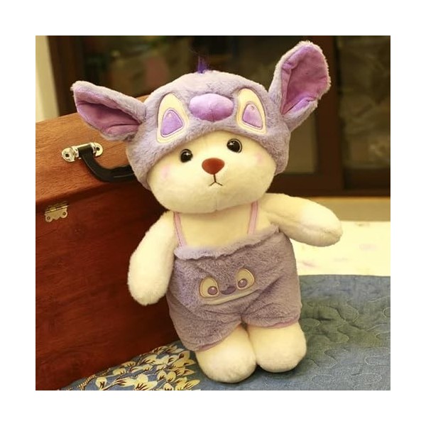 EacTEL Kawaii Ours en Vêtements De Lapin Jouets en Peluche Animaux en Peluche Cochon Poupée Canapé Oreiller Mignon Décoré Cad
