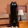 LfrAnk Dessin animé en Peluche Chat en Peluche Oreiller Jouet Mignon Doux Long Chat Tapis de Couchage poupée Enfants Fille Ca