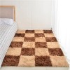 10 Pièces 10 Pieds Carrés Tapis De Moquette en Mousse en Peluche,12x12x0,4 Pouces Tapis De Sol en Carreaux épaissis Imbriqués