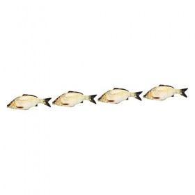 Homoyoyo 4 Pièces Oreiller Carassin Carpe Jouet De Poisson en Peluche Poupée De Poisson en Peluche Carpe Coussin Faux Poisson