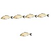 Homoyoyo 4 Pièces Oreiller Carassin Carpe Jouet De Poisson en Peluche Poupée De Poisson en Peluche Carpe Coussin Faux Poisson