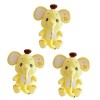 ibasenice 2 Pièces Bébé Éléphant en Peluche Coussin Repose-Taille Adorable Jouet Éléphant Peluches De La Jungle Joli Oreiller