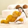 IKASA Peluche Lion Géant Animal Jouet,Grand Gros Lionne Mignon Moelleux Animaux XXL XL Peluche 78cm Géante Douce Grosse Adora