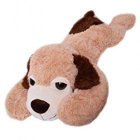 TE-Trend Grand doudou géant XXL en peluche pour chien - 100 cm - Marron