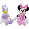 Lot de 2 peluches Minnie Desy Duck 25,4 cm dans un sac cadeau