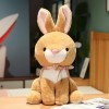 Kawaii Mignon Lapin en Peluche Poupée Jouet en Peluche Lapin Doux Oreiller en Peluche Mignon Jouet Enfants Cadeau D’Anniversa