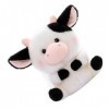 Abaodam 3 Pièces Poupée De Vache Marionnette en Peluche Kawaii Décor De Poupée De Faveur De Fête Kawaii Endormi Jouet en Pelu