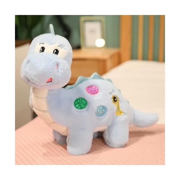 Dessin animé Dinosaure Peluche Jouet Mignon Dragon coloré poupée Peluche Animal Oreiller Kawaii Fille Cadeau 55cm 3