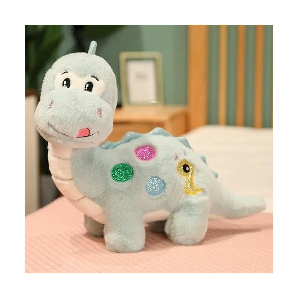 Dessin animé Dinosaure Peluche Jouet Mignon Dragon coloré poupée Peluche Animal Oreiller Kawaii Fille Cadeau 55cm 3