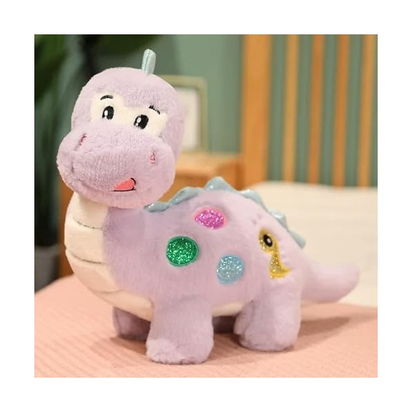 Dessin animé Dinosaure Peluche Jouet Mignon Dragon coloré poupée Peluche Animal Oreiller Kawaii Fille Cadeau 55cm 3