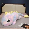 LfrAnk Kawaii Géant Coloré Dinosaure en Peluche Mignon Animal Dinosaure Oreiller Rempli de Coussin Doux pour Cadeau De Noël 1