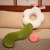 LfrAnk Creative géant Lapin Tournesol Peluche Oreiller rembourré Fleur Bolster canapé décoration lit Coussin Fille Enfants Ca