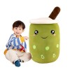 E-ALLDIR Jouet en Peluche Bubble Tea, Oreiller Tasse de thé Jouets pour Enfants Filles Adultes Dessin animé Oreiller,Jouet po