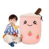 E-ALLDIR Jouet en Peluche Bubble Tea, Oreiller Tasse de thé Jouets pour Enfants Filles Adultes Dessin animé Oreiller,Jouet po