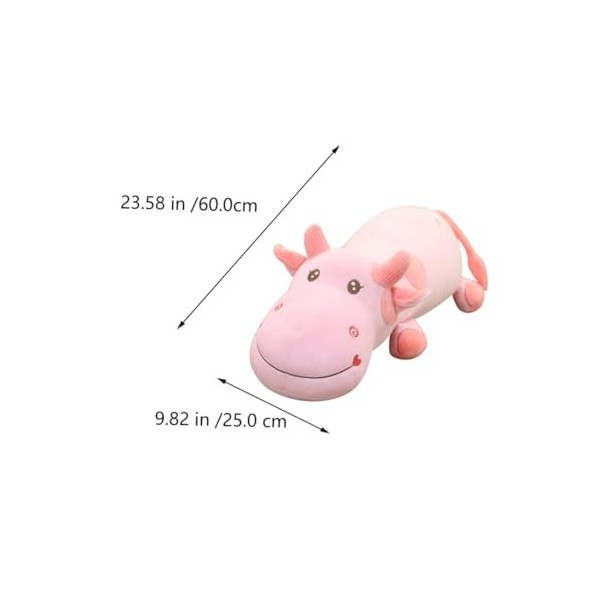 ibasenice 1Pc Vache Oreiller en Peluche Paresseux en Peluche Jouet en Peluche Jouets Pelucheux Animaux en Peluche Animaux Jou