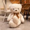NOpinz Nouveau Ours en Peluche Poupée Noeud Papillon Tissu Confortable Petite Amie Oreiller Canapé Coussin Anniversaire Cadea