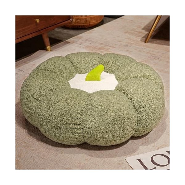 PaMut Mignon Citrouille Oreiller en Peluche Jouet Dessin animé Plante en Peluche poupée Chaise Coussin Tapis de Sol canapé fu