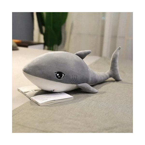 SaruEL Mignon Requin-Baleine Géant Jouet en Peluche Animal Baleine Bleue Doux Oreiller en Peluche Enfants Jouet Enfants Cadea