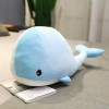 SaruEL Mignon Requin-Baleine Géant Jouet en Peluche Animal Baleine Bleue Doux Oreiller en Peluche Enfants Jouet Enfants Cadea