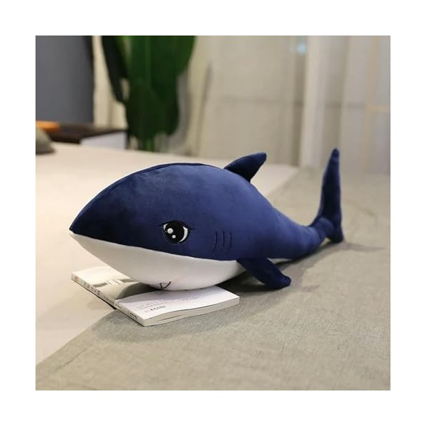 SaruEL Mignon Requin-Baleine Géant Jouet en Peluche Animal Baleine Bleue Doux Oreiller en Peluche Enfants Jouet Enfants Cadea