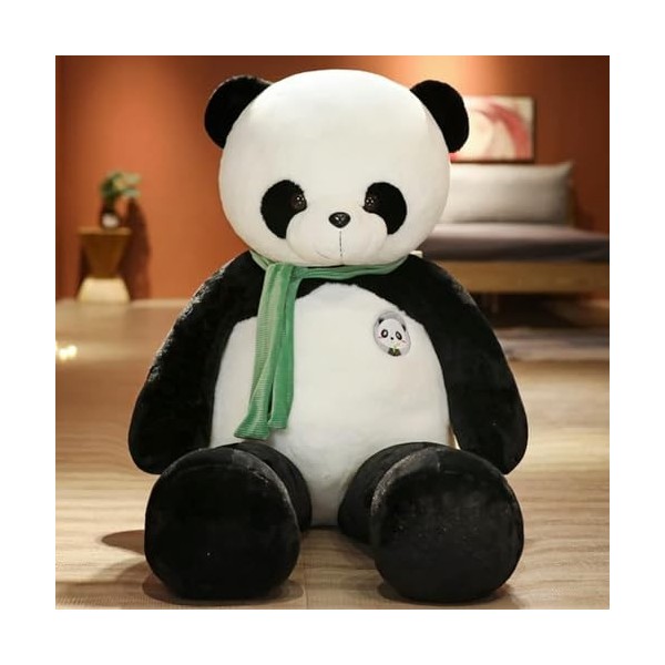LfrAnk Mignon Panda Peluche Oreiller Géant Animal Trésor Panda Peluche Jouet en Peluche Poupée Enfants Cadeau D’Anniversaire 