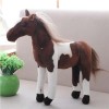 LfrAnk Peluche réaliste Cheval Jouets Peluche Animaux poupées Enfants Cadeaux d’Anniversaire Cirque décoration Jouets de Haut