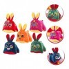 ibasenice 10 Pcs Lapin en Peluche Jouet Bijoux pour Enfants Poupées danimaux du Zodiaque Chinois Nouvel an Chinois Lapin Ani