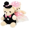 Totority 10 Pièces Poupée Ours De Mariage Ours en Peluche Pelucheux Figurines dours De Mariage Poupée Ours en Peluche Peluch