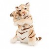 Ermano Peluche 50 cm mère - Enfant Tigre Peluche Jouet Fourrure Animal Peluche poupée Imitation Enfant Tigre Jouet réaliste T