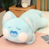 NOpinz Énorme Kawaii Long Chat Oreiller Jouet en Peluche Chaton Animal poupée siège Coussin Enfants Filles décoration Cadeaux