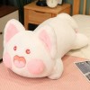 NOpinz Énorme Kawaii Long Chat Oreiller Jouet en Peluche Chaton Animal poupée siège Coussin Enfants Filles décoration Cadeaux