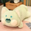 NOpinz Énorme Kawaii Long Chat Oreiller Jouet en Peluche Chaton Animal poupée siège Coussin Enfants Filles décoration Cadeaux