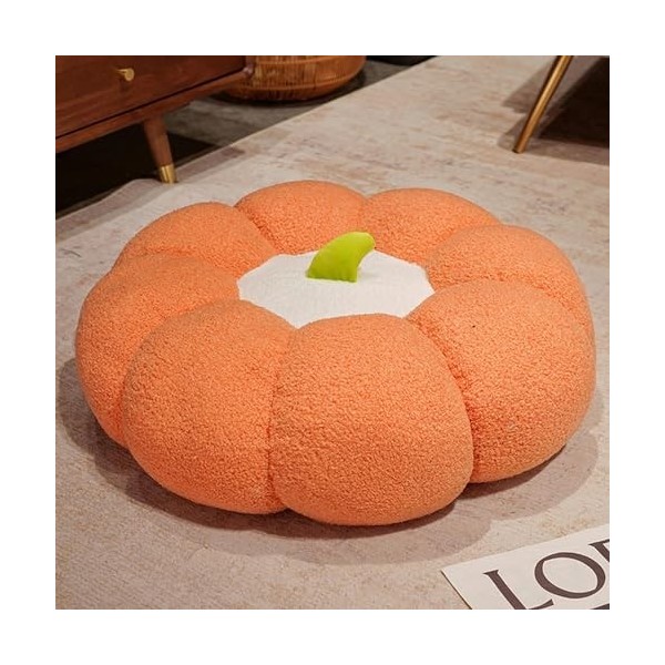 PaMut Mignon Citrouille Oreiller en Peluche Jouet Dessin animé Plante en Peluche poupée Chaise Coussin Tapis de Sol canapé fu