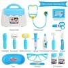 BelleStyle Docteur Jouet, Docteur Set Médecin Jouet éducatif Trousse de Médecin avec Stéthoscope Electronique Cosplay Jeu di