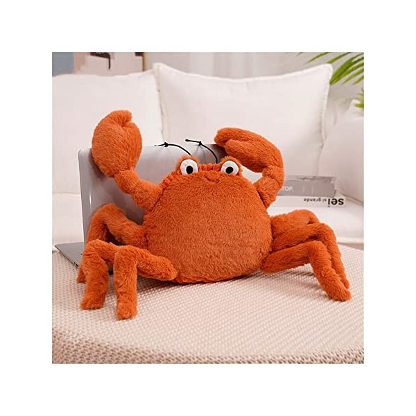 SKUZA Peluches, Homard Rouge Crabe Farci Cheveux Courts Peluche Drôle Poupée Intéressante Simulation Mer Anime Cadeaux danni