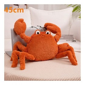 SKUZA Peluches, Homard Rouge Crabe Farci Cheveux Courts Peluche Drôle Poupée Intéressante Simulation Mer Anime Cadeaux danni