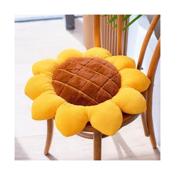 GagaLu Oreiller de Plante de Fleur de Cerisier en Peluche rempli de Coussin de siège de Fleur coloré Accessoires de décoratio