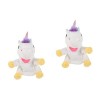 Toyvian 4 Pièces Marionnette Licorne Peluche Géante Animaux en Peluche en Vrac Jouets De Licorne en Peluche Peluches pour Fil