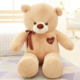 PaMut Ours en Peluche Mignon Jouet en Peluche Ours Mignon poupée Fille Cadeau pour Enfants Anniversaire Cadeau de Noël 100cm 